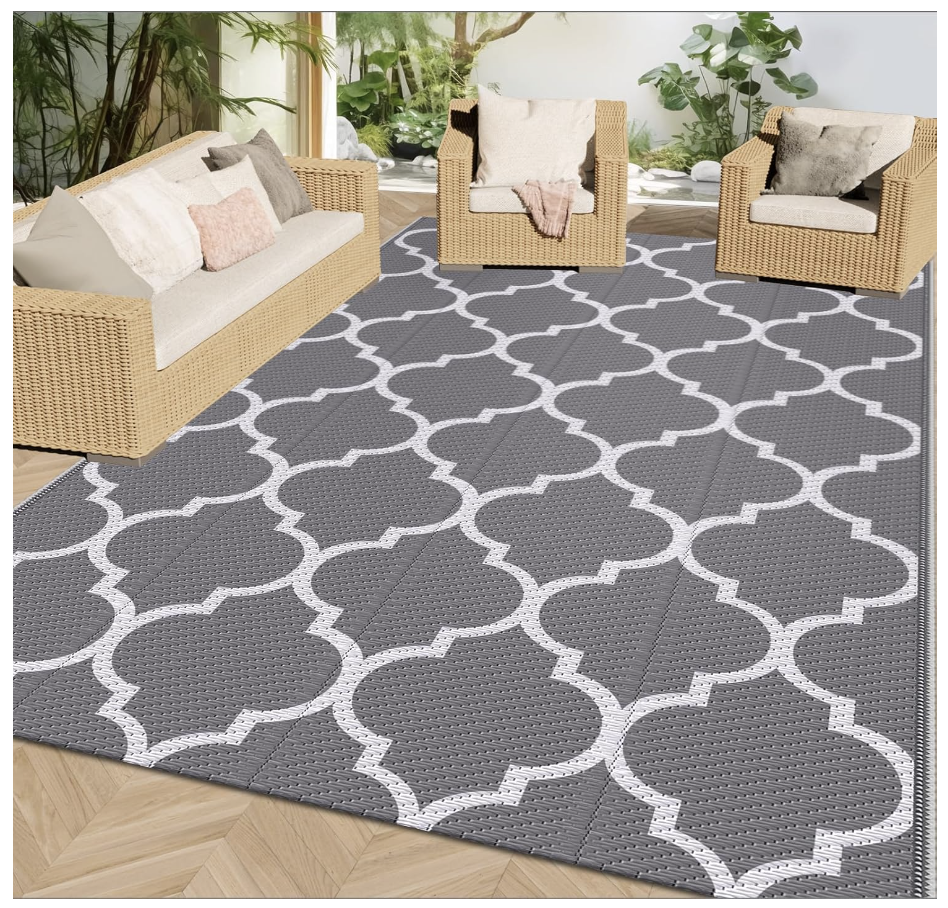 Electric balloon pump 9+ 5'X8' reversible indooroutdoor mat 12